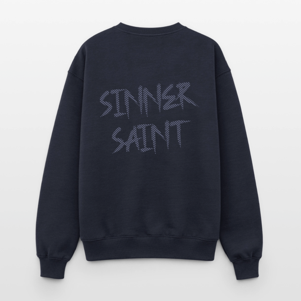 ECLIPSE | Sweatshirt unisex oversize heavyweight - marinblå