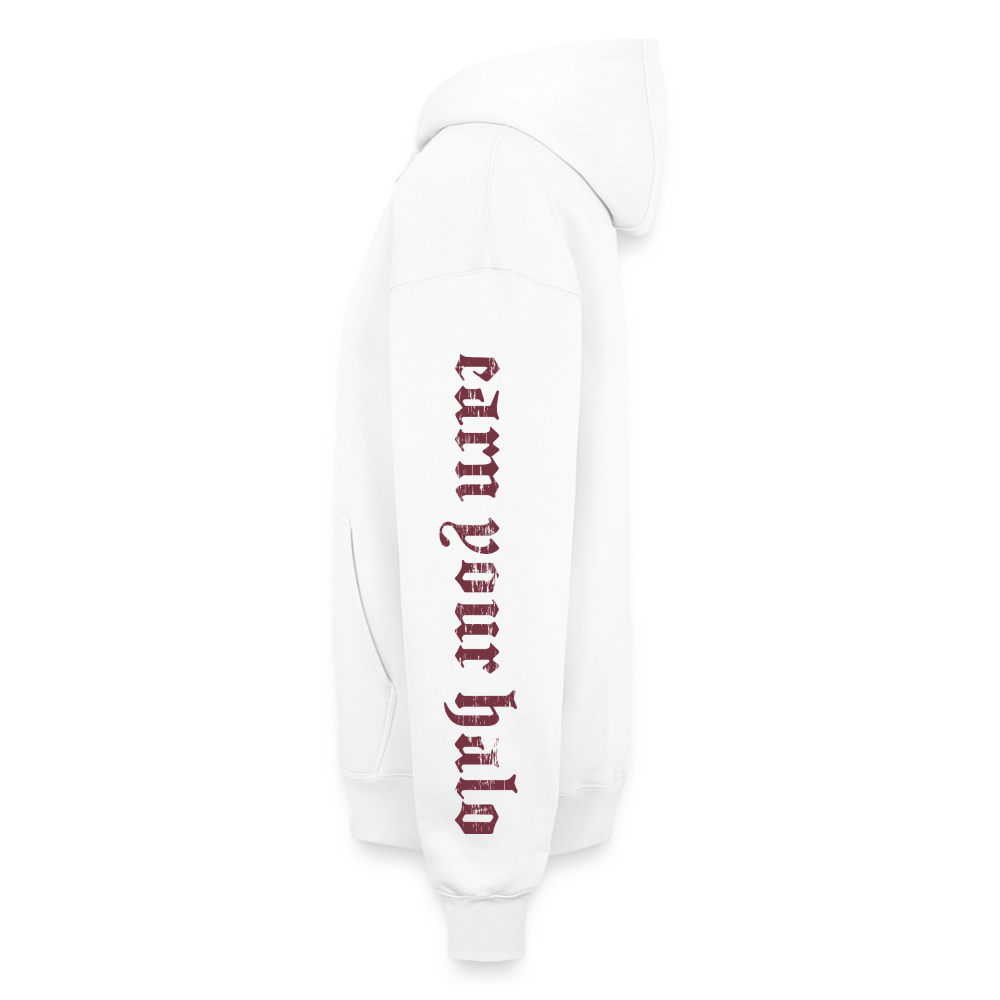 Chapter 2 - Oversize Zip-up Heavyweight Hoodie unisex - vit