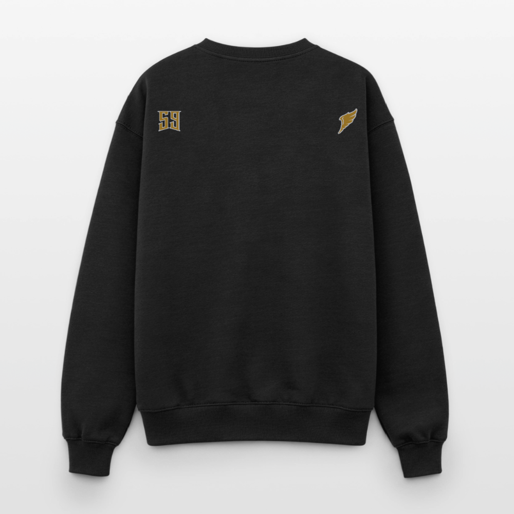 59 | Sweatshirt unisex oversize heavyweight - svart
