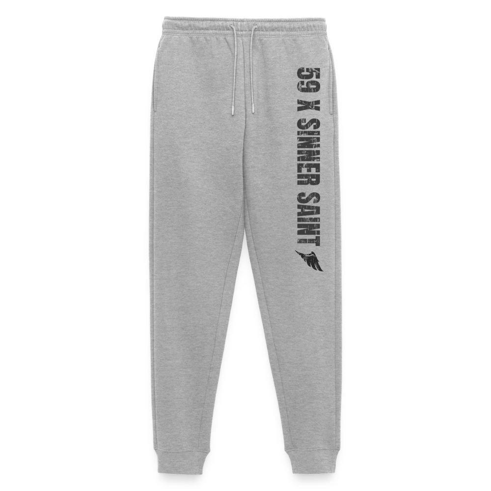 59 | Ekologiska Premium Gym Joggers - gråmelerad