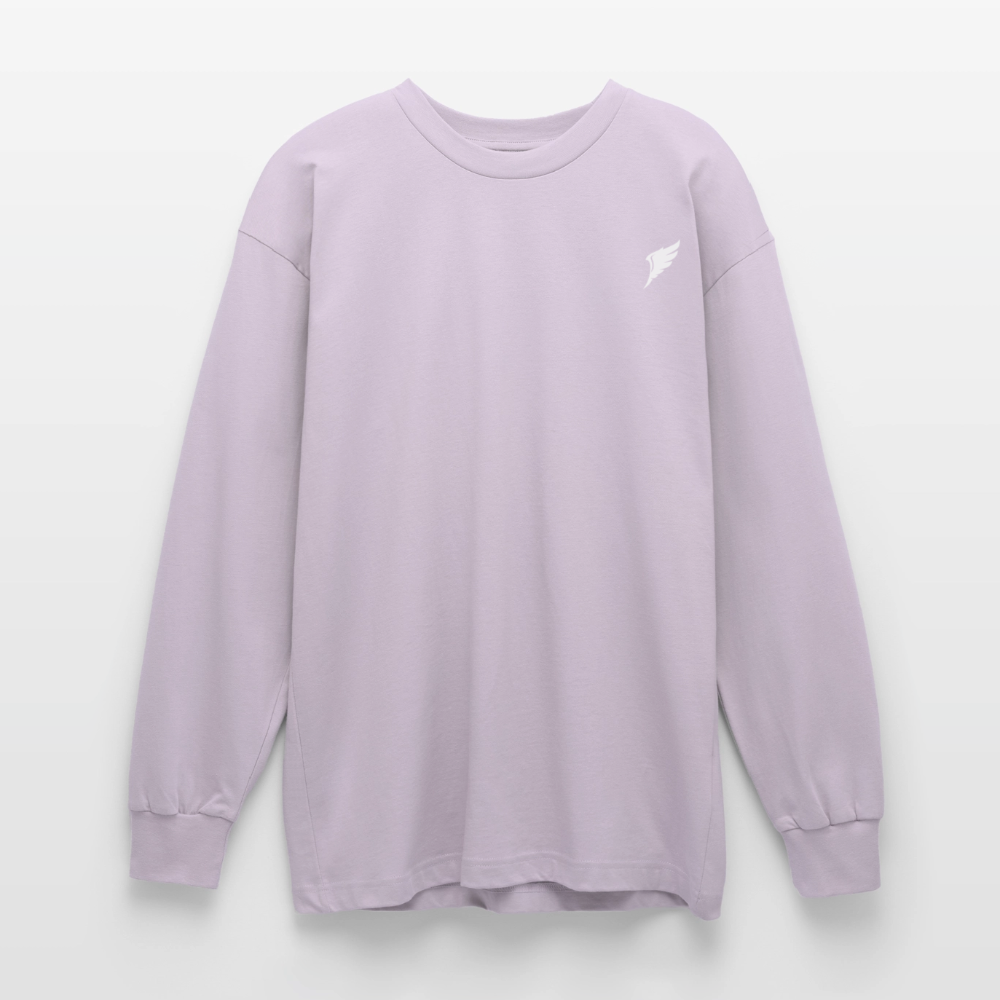 The Essentials | Oversize långärmad T-shirt - dov lila