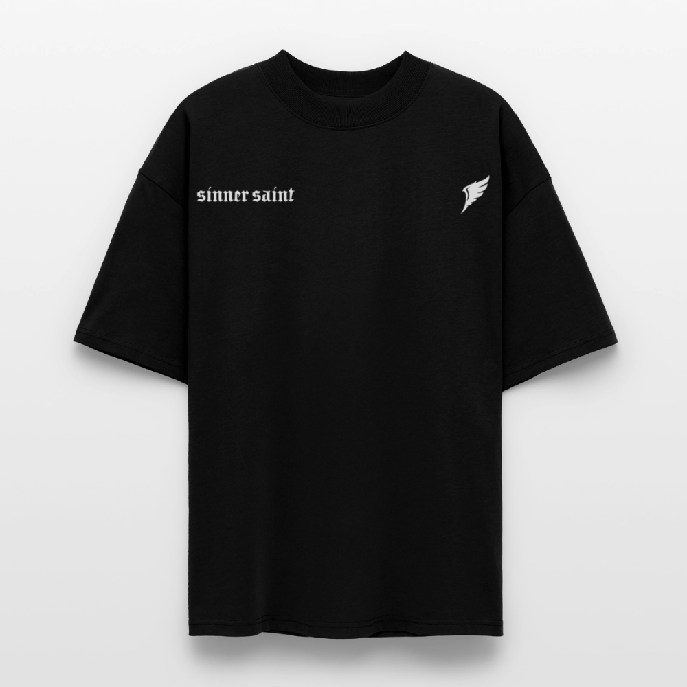 Sinner Saint Ascent - Ekologisk Oversized T-shirt - svart