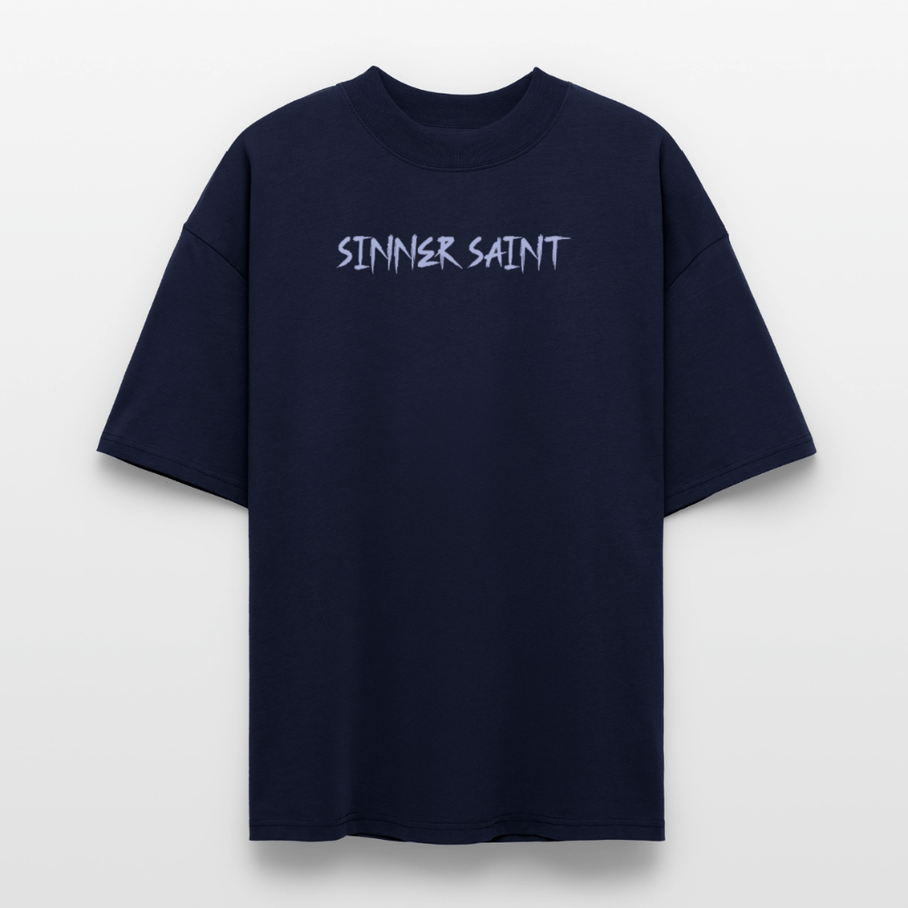 ECLIPSE | Ekologisk Oversized Unisex T-shirt - marinblått