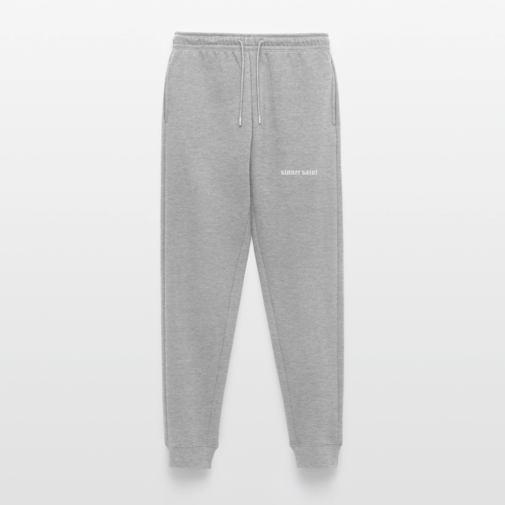 The Essentials - Ekologiska premiumjoggingbyxor herr - gråmelerad