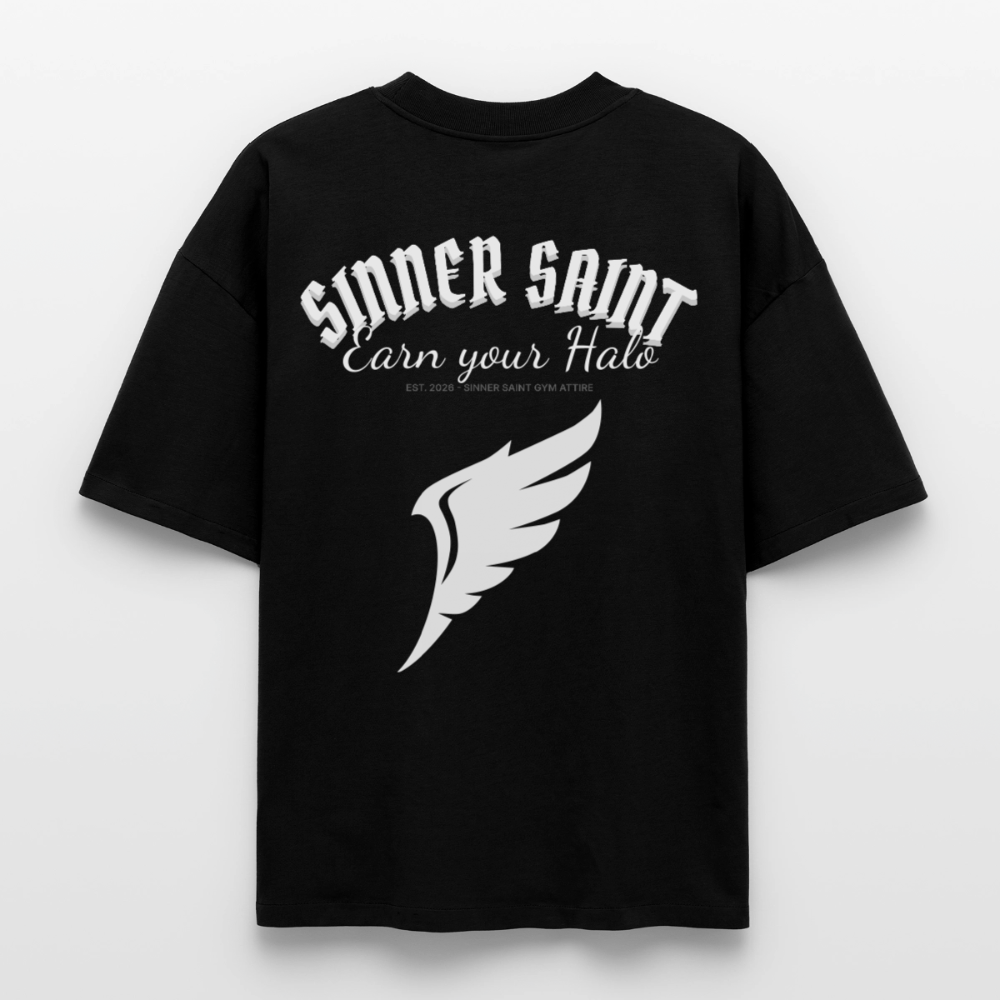 Chapter 2 - Unisex boxy heavyweight ekologisk T-shirt - svart