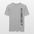 Slim Fit T-shirt herr - gråmelerad