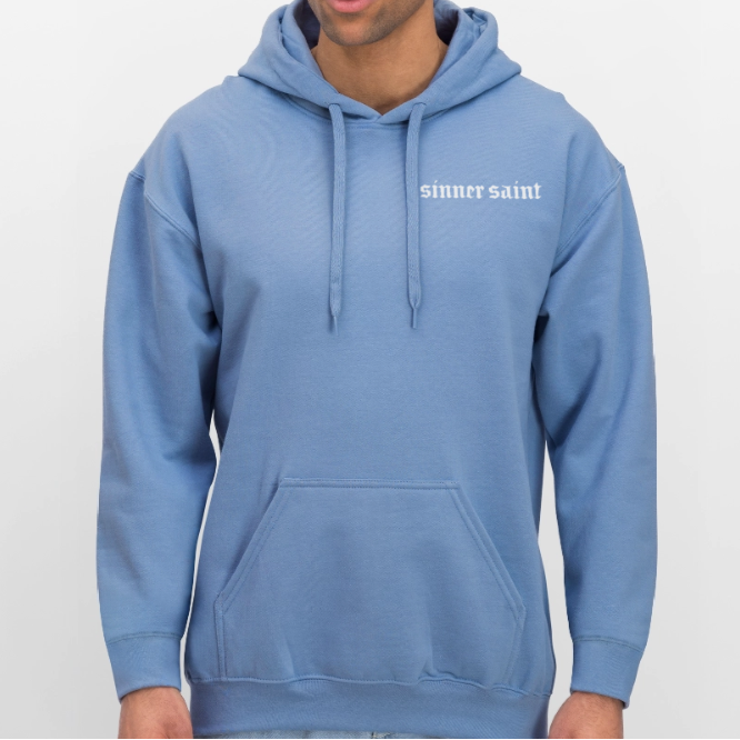 The Essentials - luvtröja unisex midweight - carolina blue