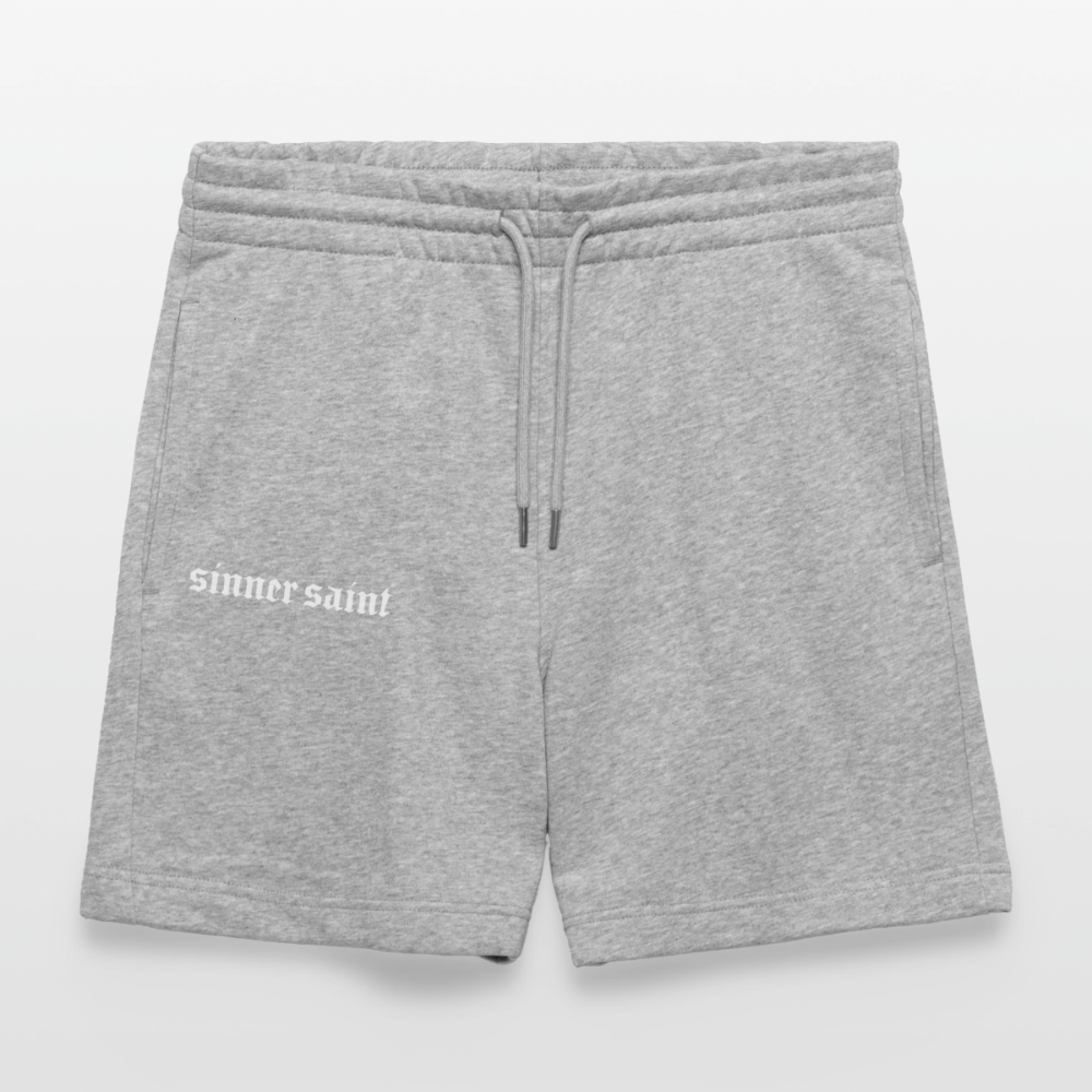 The Essentials - Ekologiska joggingshorts - gråmelerad