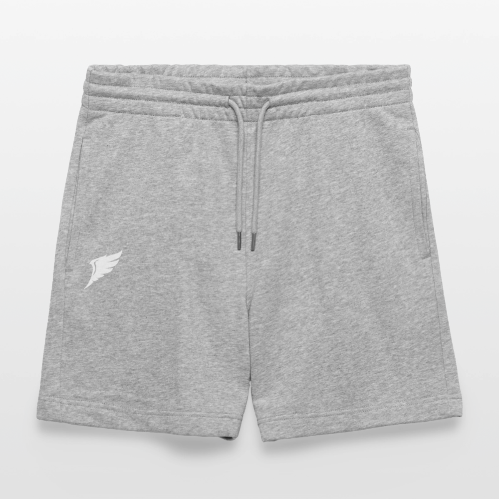 The Essentials - Ekologiska joggingshorts - gråmelerad