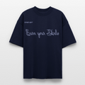 ECLIPSE | EYH - Ekologisk Oversized Unisex T-shirt - marinblått