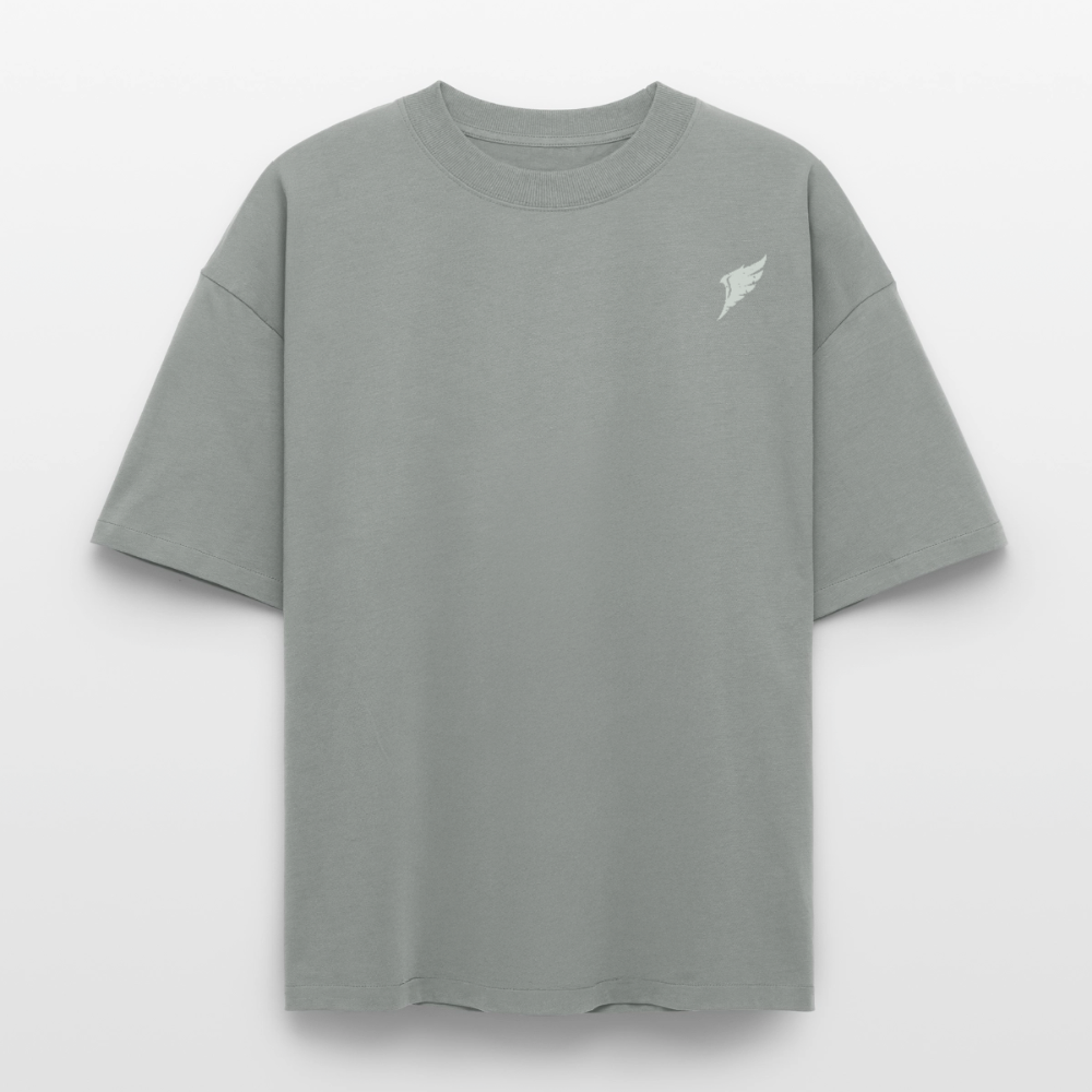 Natty or Not - Heavyweight Boxy T-shirt Unisex - dimmig grå