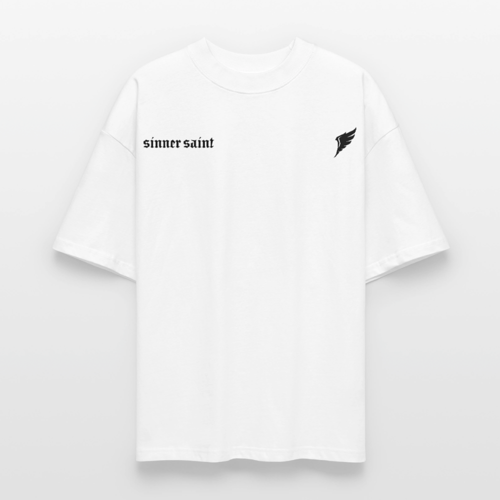 Sinner Saint Ascent - Ekologisk Oversized T-shirt - vit