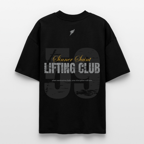 59 | Ekologisk Oversized T-shirt Unisex - svart