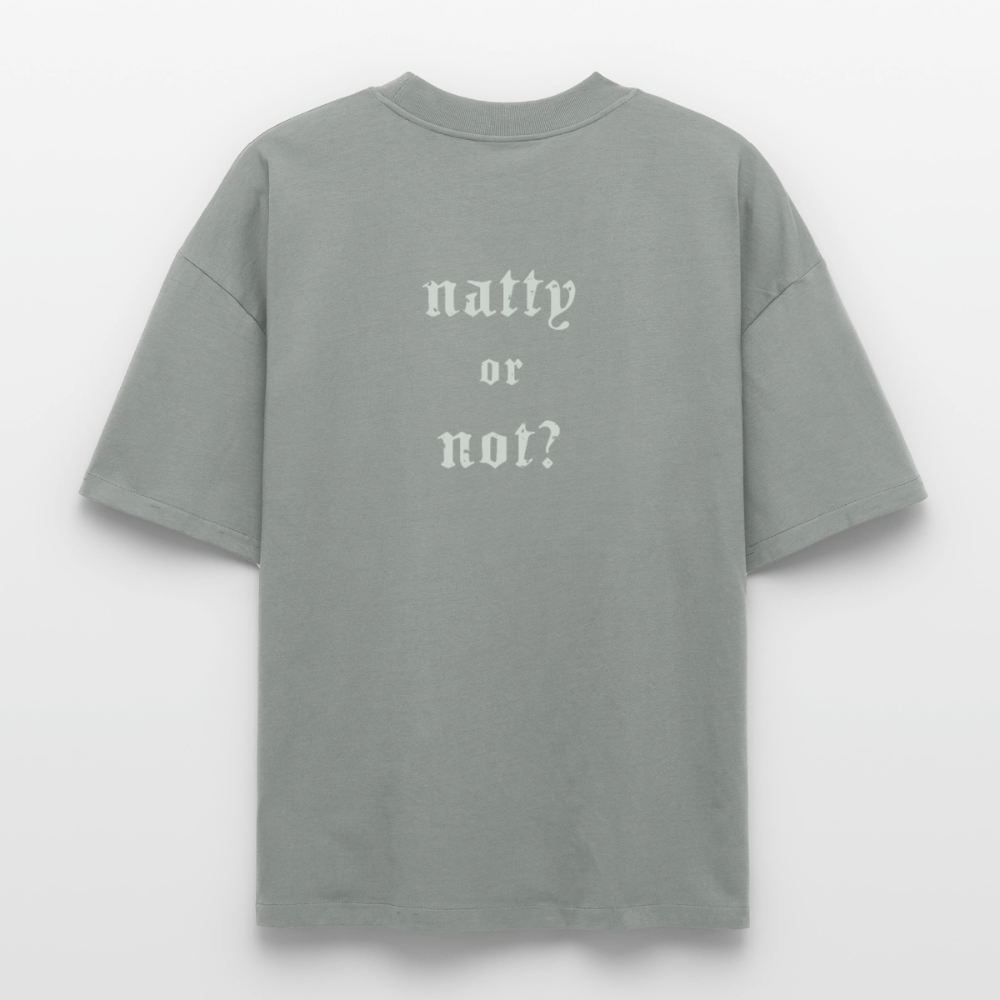 Natty or Not - Heavyweight Boxy T-shirt Unisex - dimmig grå