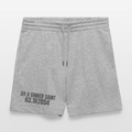 59 | Ekologiska gymshorts unisex grå - gråmelerad