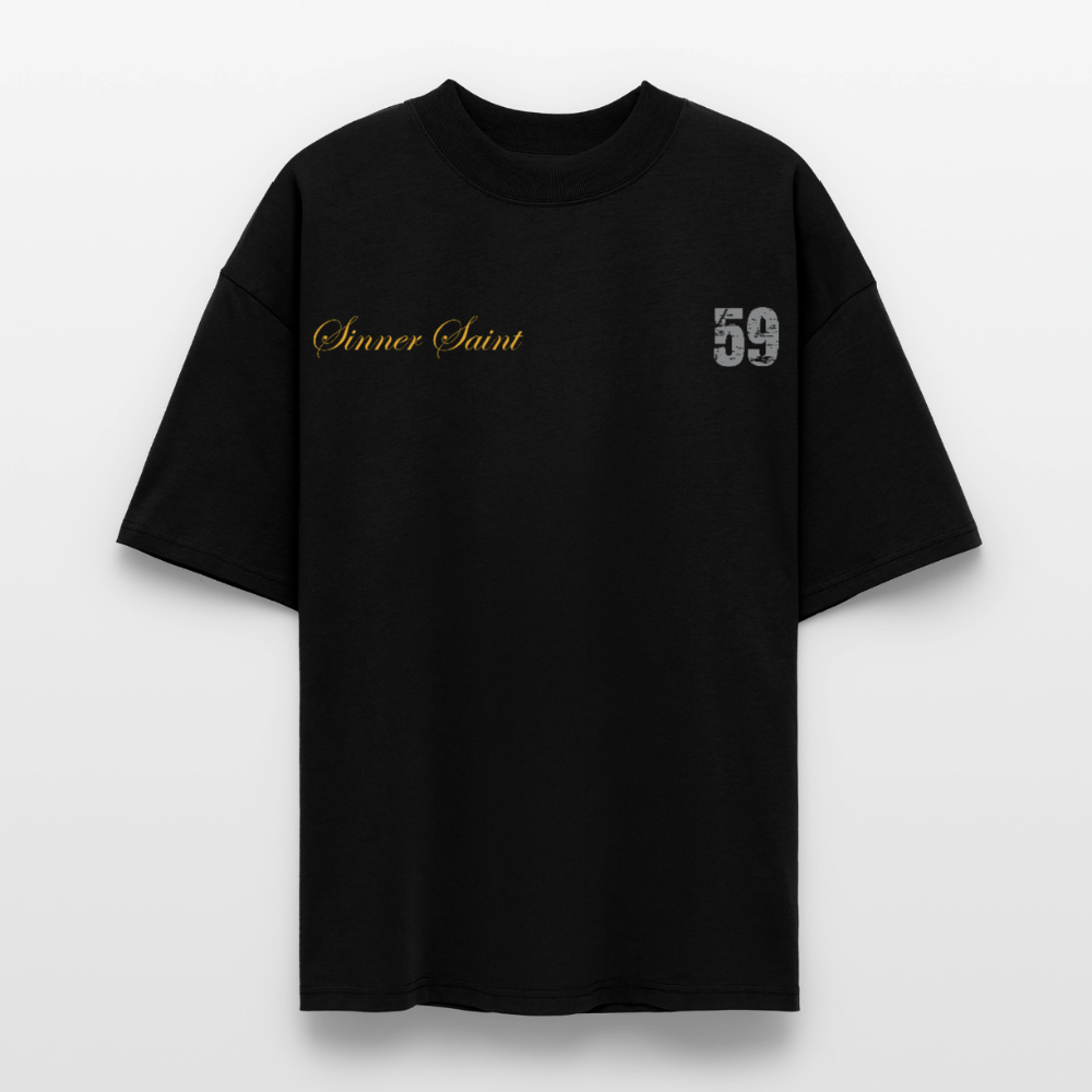 59 | Ekologisk Oversized T-shirt Unisex - svart