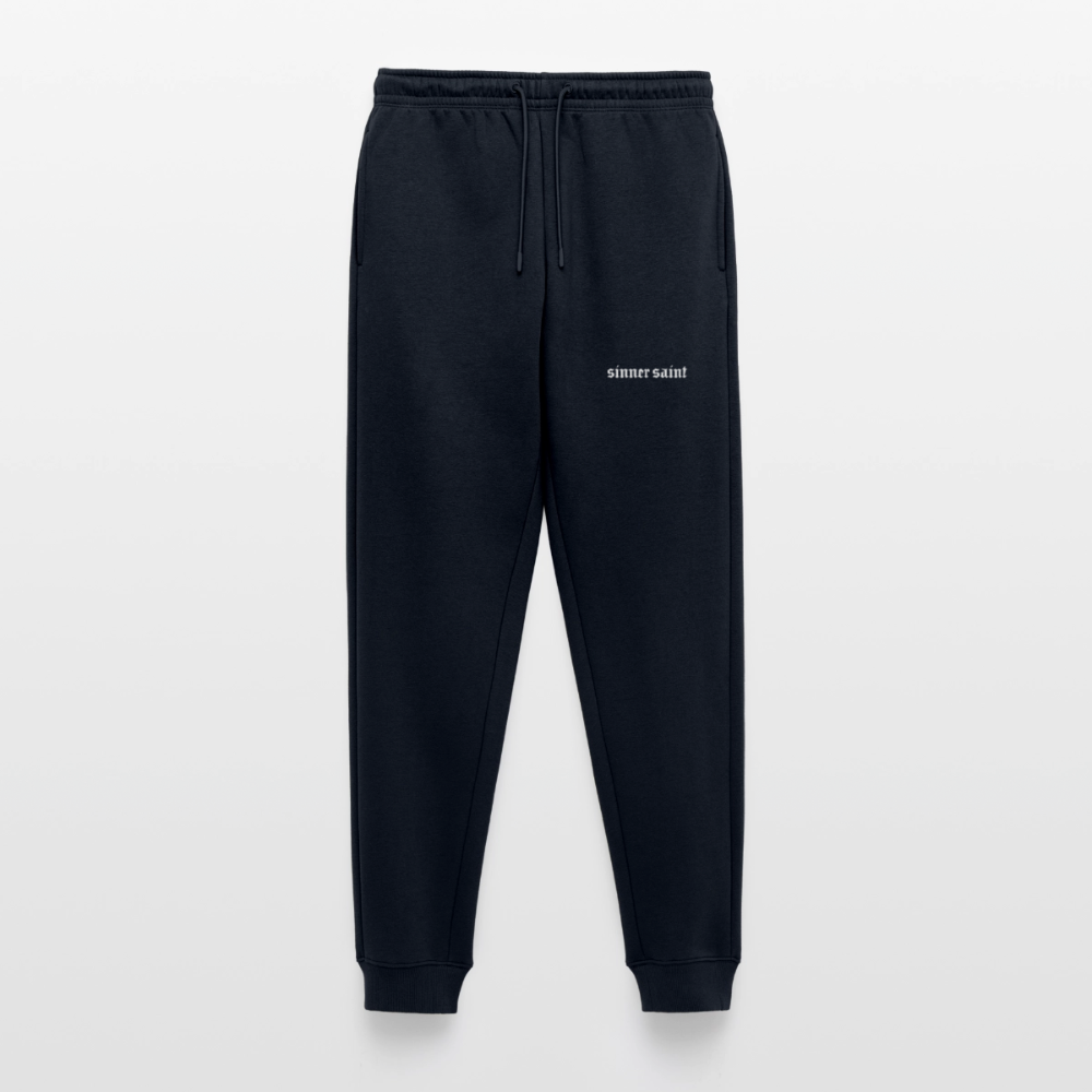 The Essentials - Ekologiska premiumjoggingbyxor herr - marinblå