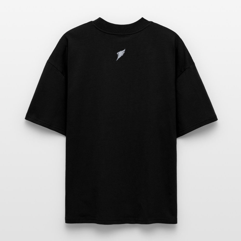 59 | Ekologisk Oversized T-shirt Unisex Blue - svart