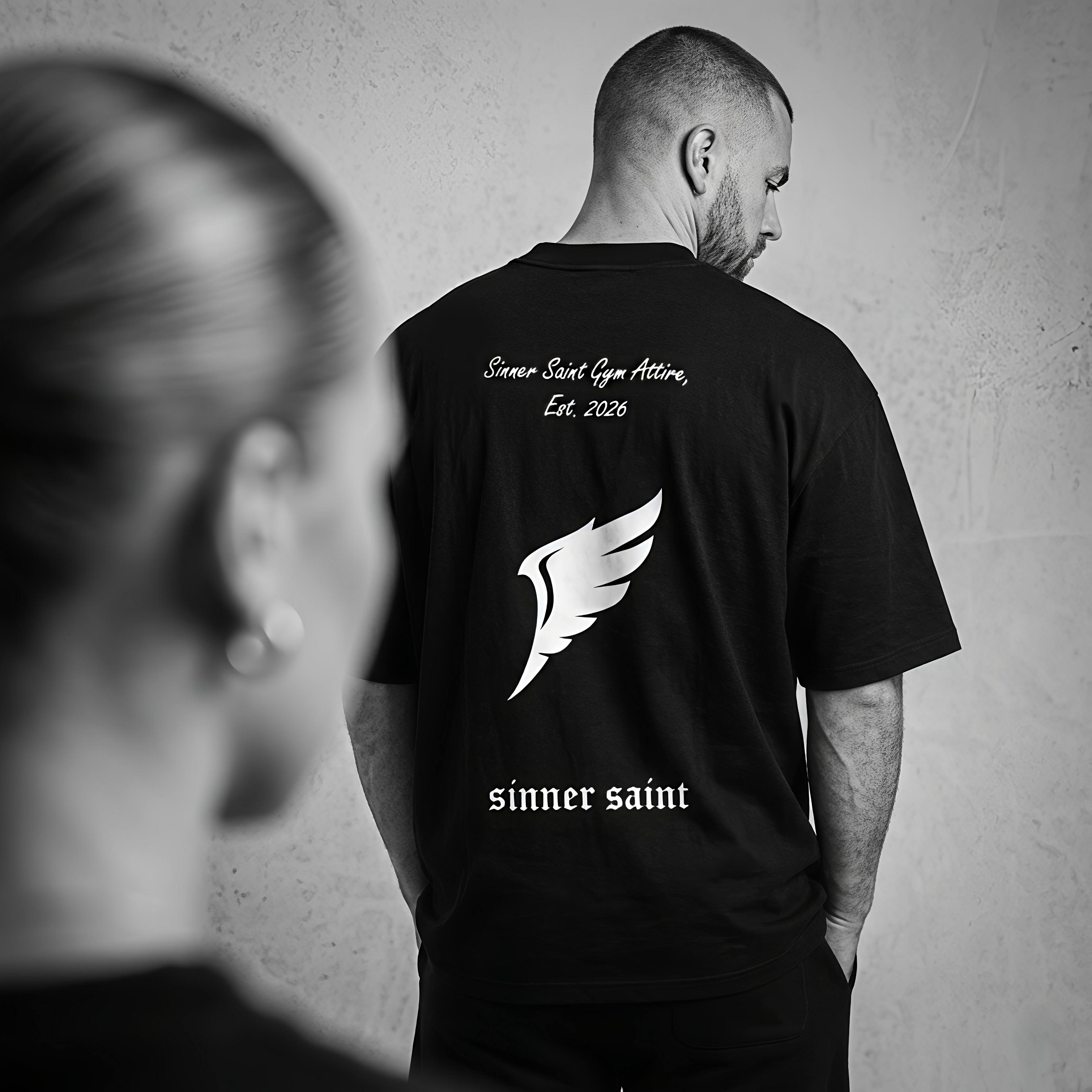 Sinner Saint Ascent - Ekologisk Oversized T-shirt